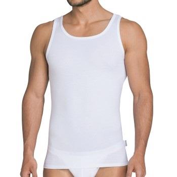 Sloggi For Men Basic Vest Hvit bomull Medium Herre