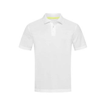 Stedman Active 140 Polo Hvit polyester Small Herre