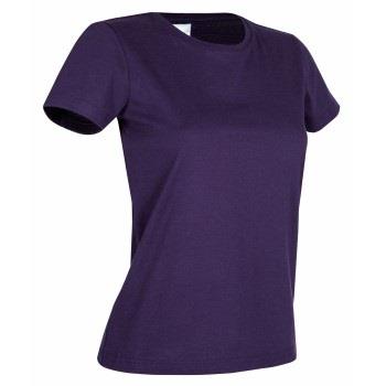 Stedman Classic Women T-shirt Lilla bomull Large Dame