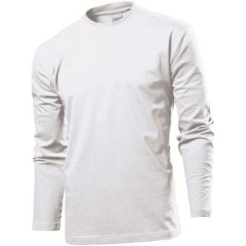 Stedman Comfort-T Long Sleeve Hvit bomull X-Large Herre