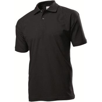 Stedman Polo Men Svart bomull 3XL Herre