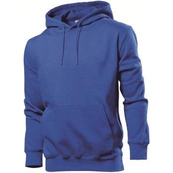 Stedman Sweatshirt Hooded Men Royalblå Small Herre