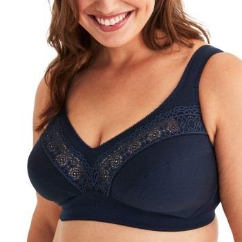 Swegmark BH Cotton Star Soft Bra Marine bomull D 80 Dame