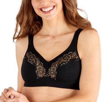 Swegmark BH Fairtrade Soft Bra Svart økologisk bomull C 80 Dame