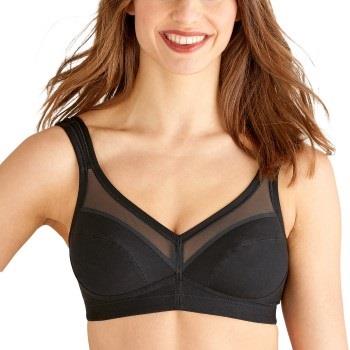 Swegmark BH Net Faitrade Cotton Soft Bra Svart økologisk bomull B 95 D...