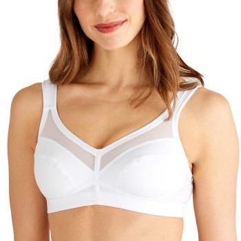 Swegmark BH Net Faitrade Cotton Soft Bra Hvit økologisk bomull E 75 Da...