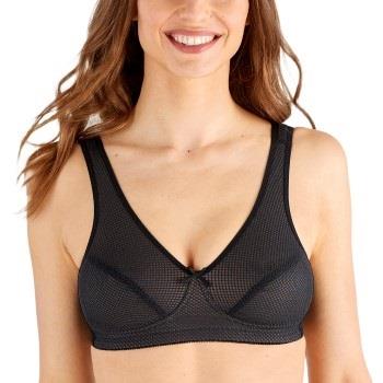 Swegmark BH Net Organic Cotton Soft Bra Svart C 75 Dame