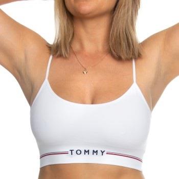 Tommy Hilfiger BH Seamless Unlined Bralette Hvit polyamid Large Dame