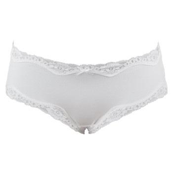 Triumph Truser Micro and Lace Hipster White Hvit polyamid Large Dame
