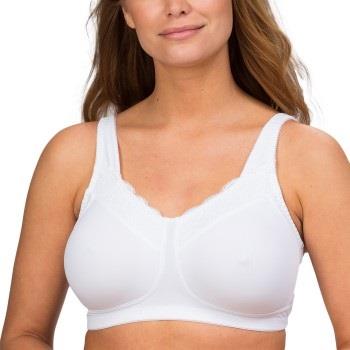 Trofe Linnea Prosthetic Wireless Bra BH Hvit polyamid D 75 Dame