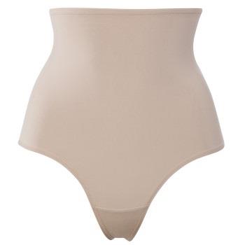 Trofe Shaping High Waist Thong Truser Beige Large Dame