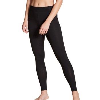 Calida Elastic Leggings Svart bomull Small Dame