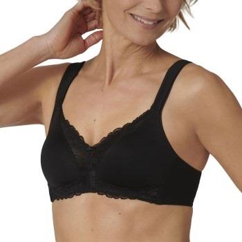 Triumph BH Modern Lace Cotton Soft Bra Svart C 80 Dame