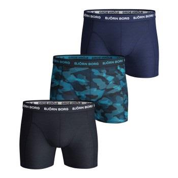 Björn Borg 6P Essential Shadeline Shorts Marine/Blå bomull Medium Herr...