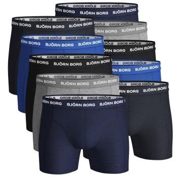 Björn Borg 10P Essential Shorts Solids Blå/Grå bomull Medium Herre