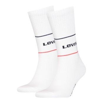 Levis Strømper 2P Organic Cotton Sock Hvit Str 43/46