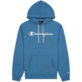 Champion Classics Men Hooded Sweatshirt Blå Medium Herre