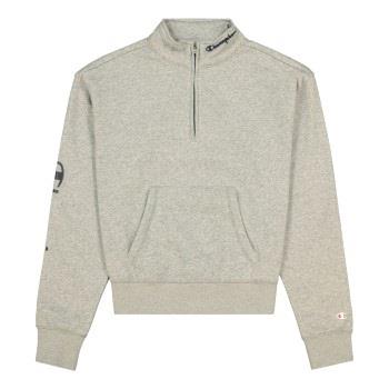 Champion American Classics Half Zip Sweatshirt Grå Medium Dame