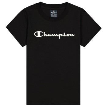 Champion Classics Crewneck T-shirt For Girls Svart bomull 110-116