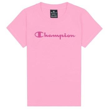 Champion Classics Crewneck T-shirt For Girls Rosa bomull 122-128