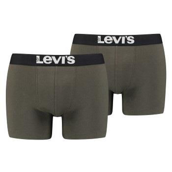 Levis 2P Base Boxer Khaki bomull Medium Herre