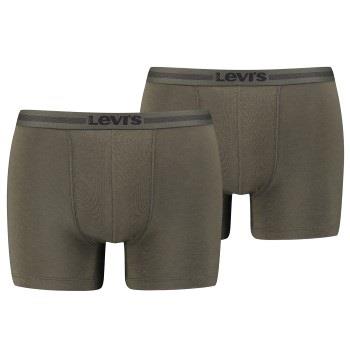 Levis 2P Tencel Boxer Brief Khaki lyocell X-Large Herre