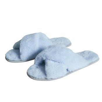 Calida Home Hub Slippers Lysblå polyester Small Dame