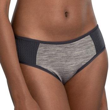 Anita Truser Active Wool Sport Brief Grå/Svart 38 Dame