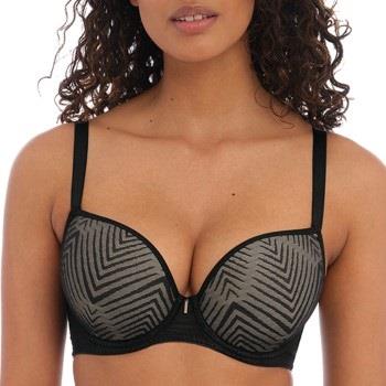 Freya BH Tailored Uw Moulded Plunge T-Shirt Bra Svart C 70 Dame