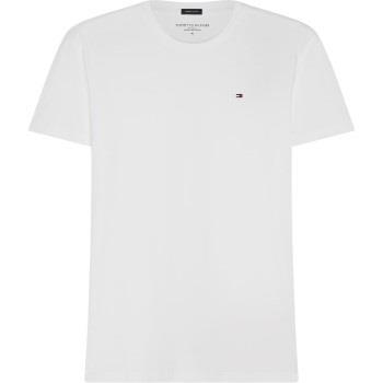 Tommy Hilfiger Cotton Icon Crew Neck SS Hvit økologisk bomull Small He...