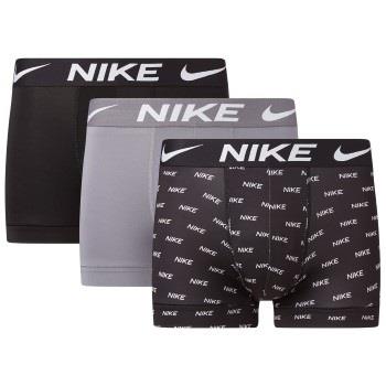 Nike 3P Everyday Essentials Micro Trunks Grå/Svart polyester Small Her...