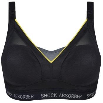 Shock Absorber BH Active Shaped Support Bra Svart/Gul B 70 Dame