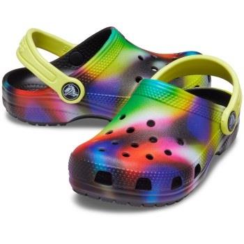 Crocs Classic Solarized Clog Toddler Svart mønstret US C7 (EU 23-24) B...