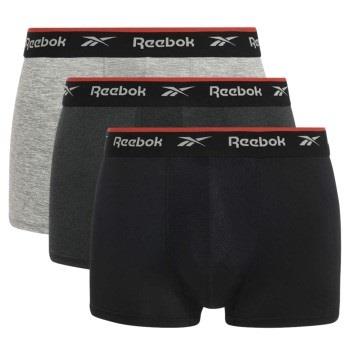 Reebok 3P Redgrave Sports Trunk Svart/Grå polyester Small Herre