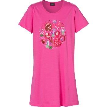 Trofe Tea Time Big Tee Rosa bomull Medium Dame