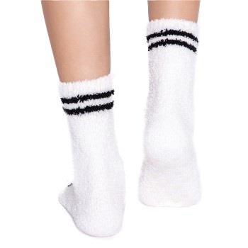 PJ Salvage Strømper Fun Socks Fur Mama Hvit Mønster polyester One Size...