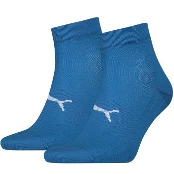 Puma Strømper 2P Sport Light Quarter Socks Blå Str 35/38