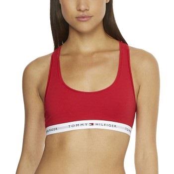 Tommy Hilfiger BH Icons Unline Bralette Rød Large Dame