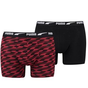 Puma 2P Men Formstrip Boxer Rød bomull Large Herre