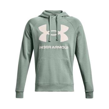 Under Armour Rival Fleece Big Logo Hoodie Lysegrønn Large Herre