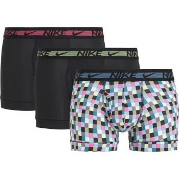 Nike 3P Dri-Fit Ultra Stretch Micro Boxer Svart mønstret polyester Sma...