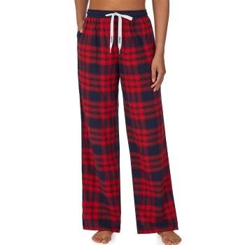 DKNY Just Checking In Sleep Pant Rød Mønster Large Dame