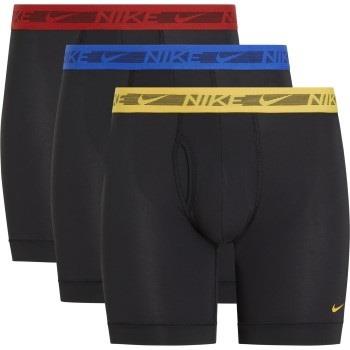 Nike 3P Dri-Fit Ultra Stretch Micro Boxer Brief Svart polyester X-Larg...