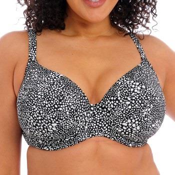 Elomi Pebble Cove Underwire Plunge Bikini Top Svart F 80 Dame