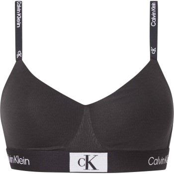 Calvin Klein BH CK96 String Bralette Svart bomull Medium Dame