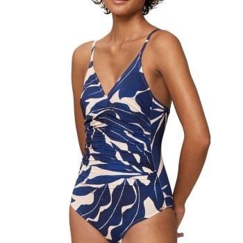 Triumph Summer Allure Padded Swimsuit 01 Hvit/Blå B 38 Dame