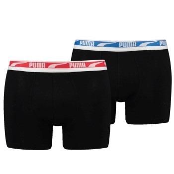 Puma 2P Men Multi Logo Boxer Mixed bomull Medium Herre