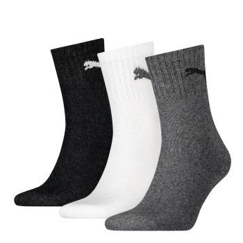 Puma Strømper 3P Short Crew Unisex Socks Mixed Str 43/46