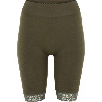 Decoy Long Shorts With Lace Grønn X-Large Dame