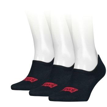 Levis Strømper 3P Footie High Rise Batwing Logo Socks Marine Str 39/42...